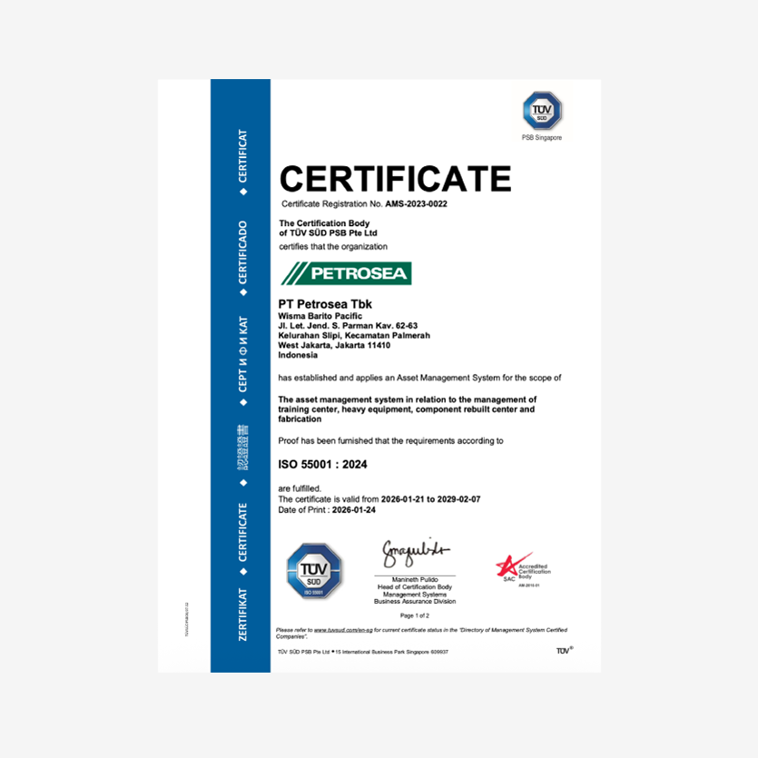 ISO 55001:2014 for Asset Management System